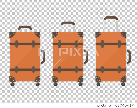 Illustration of an orange suitcase Illustration of an orange suitcase 65740417