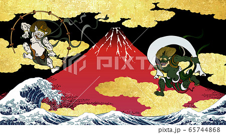 神奈川沖浪裏&凱風快晴&風神雷神 ロングバージョン 神奈川沖浪裏&凱風快晴&風神雷神 ロングバージョン 65744868