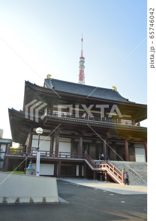 増上寺の大殿（東京都港区芝公園） 65746042
