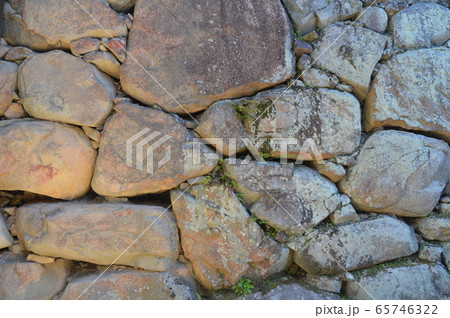 岡山城の石垣（岡山県岡山市北区） 65746322