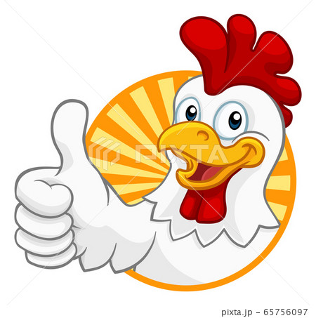 Chicken Cartoon Rooster Cockerel Character 65756097