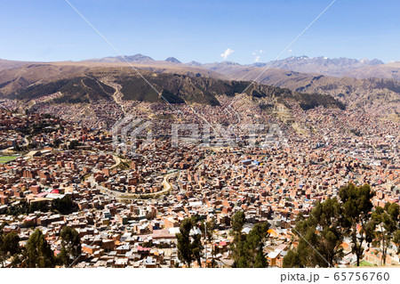 La Paz view from El Alto,Bolivia La Paz view from El Alto,Bolivia 65756760