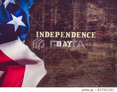 Beautiful drawing of the American Flag. Closeup Beautiful drawing of the American Flag. Closeup 65762281