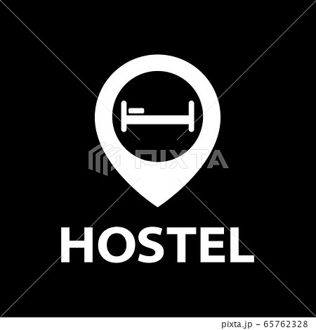 Vector logo of the hostel and hotel 65762328