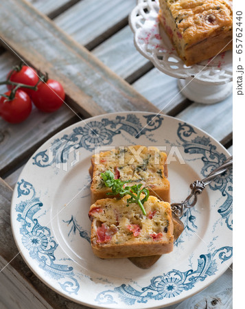 夏野菜のケークサレ 夏野菜のケークサレ 65762440