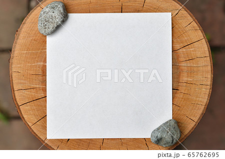 桜の丸太を利用したフレーム 65762695