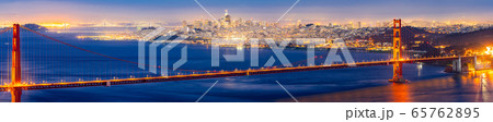 Golden Gate bridge Sunset 65762895
