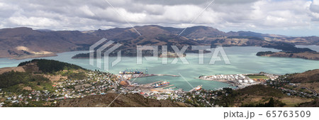 Christchurch in New Zealand. Panoramic view. Christchurch in New Zealand. Panoramic view. 65763509