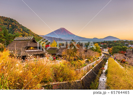 Mt. Fuji, Japan Historic Village 65764465