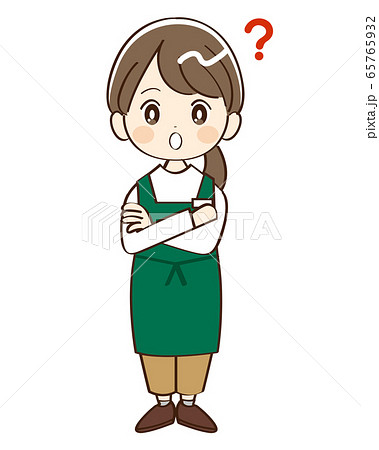 女性、店員、疑問 65765932