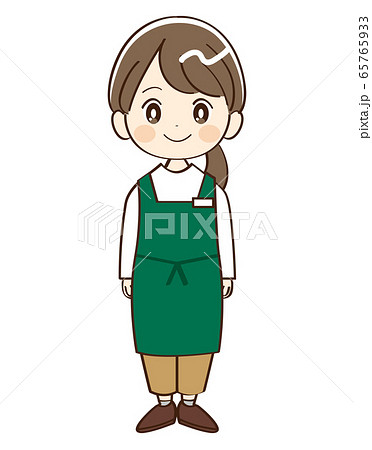 女性、店員、笑顔 65765933