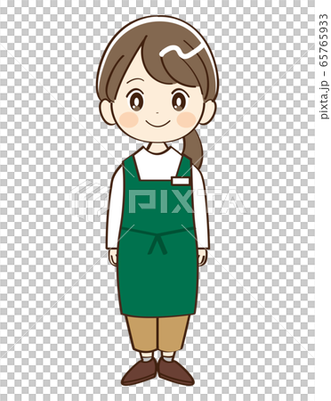 女性、店員、笑顔 65765933