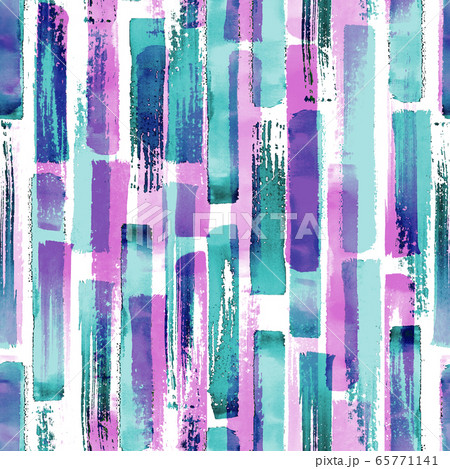 Abstract grunge cross geometric shapes contemporary art multicolor seamless pattern background 65771141