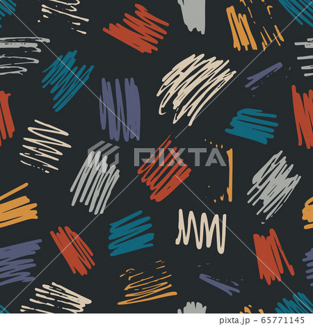 Cute colorful textured square shapes pattern 65771145