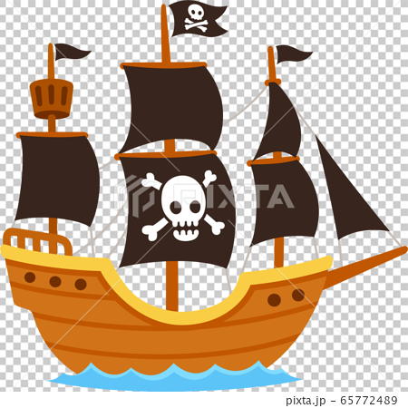 Pirate ship cartoon - Stock Illustration [65772489] - PIXTA
