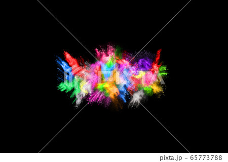 abstract colored dust explosion on a black background.abstract powder splatted background,Freeze motion of color powder exploding/throwing color powder, multicolored glitter texture. abstract colored dust explosion on a black background.abstract powder splatted background,Freeze motion of color powder exploding/throwing color powder, multicolored glitter texture. 65773788