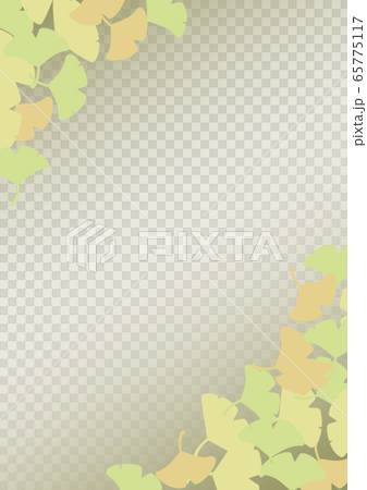 銀杏葉背景素材 65775117