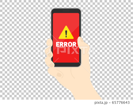 Sample Error Phone Illustration of a smartphone with an error... - Stock Illustration ...
