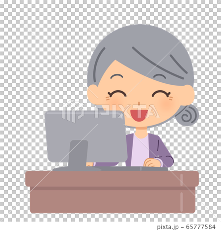 老年婦女PC 65777584