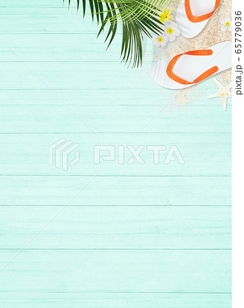 背景-砂浜-ブルー 背景-砂浜-ブルー 65779036