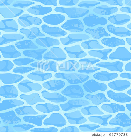 水面のシームレスパターン背景のイラスト素材