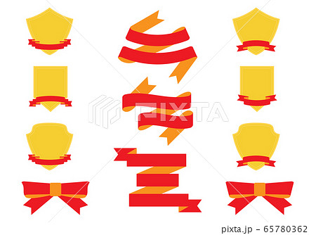 リボン エンブレム セット リボン エンブレム セット 65780362