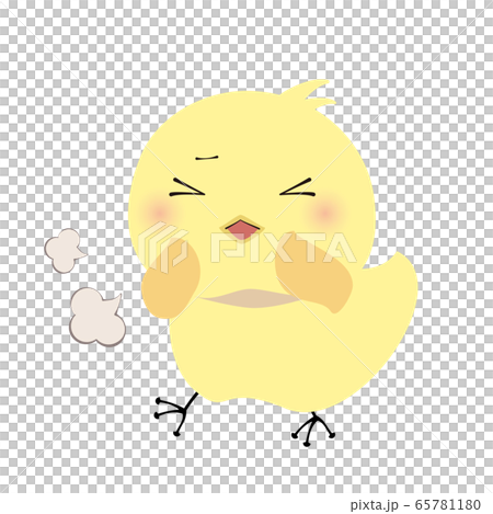 Chick coughing Chick coughing 65781180
