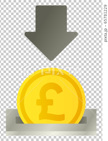 ポンド硬貨投入口 65781229