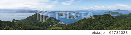 しまなみ海道のパノラマ 65782028