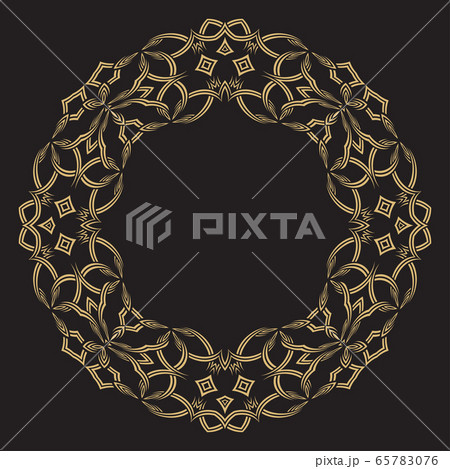 Gold decorative frame. 65783076