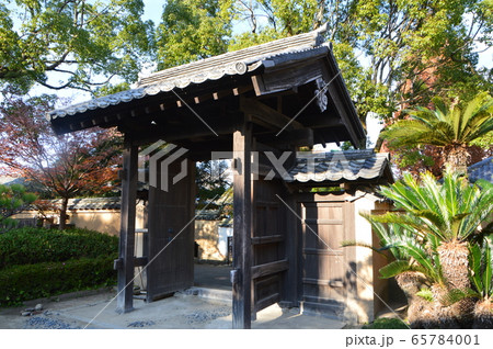 武家屋敷「能見邸」の門（北台武家屋敷群･杵築城 城下／大分県杵築市杵築） 65784001