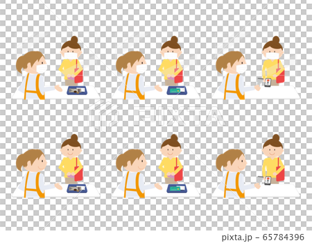 レジ支払方法　セット 65784396