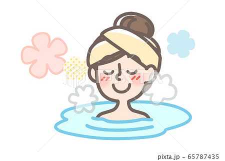 お風呂　女性　入浴 65787435
