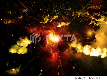 galaxy in a free space. 3D rendering galaxy in a free space. 3D rendering 65792100