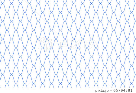 透過背景の青地に白い掠れ模様の和柄 網目のイラスト素材