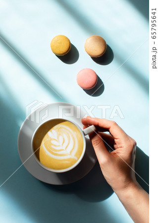 Morning coffee composition. 65795641