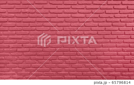 Pink brick wall pattern surface texture. Close-up Pink brick wall pattern surface texture. Close-up 65796814