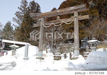 雪の戸隠神社 雪の戸隠神社 65797396