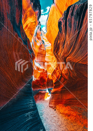 Antelope Canyon is a slot canyon in the American Antelope Canyon is a slot canyon in the American 65797829