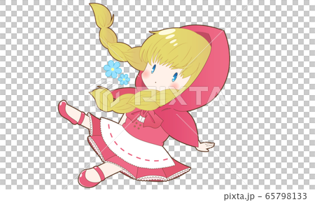 Little Red Riding Hood Girl (with outline) Little Red Riding Hood Girl (with outline) 65798133