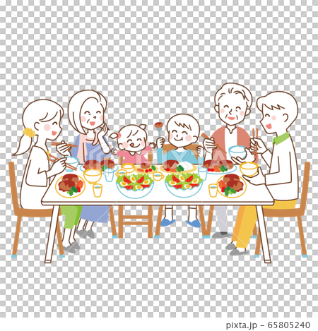 3 generation family dining 3 generation family dining 65805240