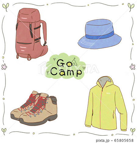 登山用品イラストのイラスト素材 登山用品イラストのイラスト素材
