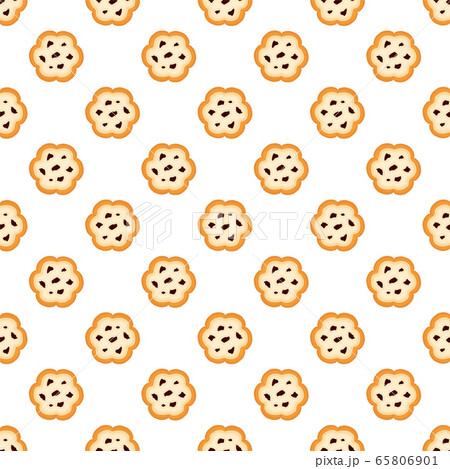 Illustration on theme big set identical biscuit, 65806901