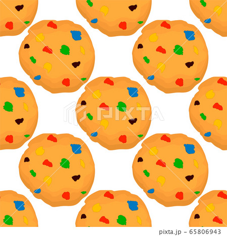Illustration on theme big set identical biscuit, Illustration on theme big set identical biscuit, 65806943