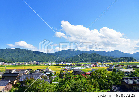 京都丹後鉄道宮豊線の車窓風景(与謝野駅付近) 65807225
