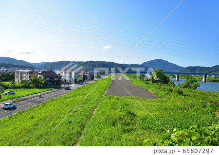 京都丹後鉄道宮豊線の車窓風景 京都丹後鉄道宮豊線の車窓風景 65807297