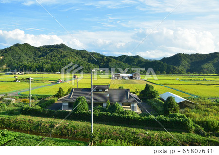 山陰本線の車窓風景 山陰本線の車窓風景 65807631