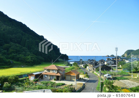 山陰本線の車窓風景 山陰本線の車窓風景 65807643