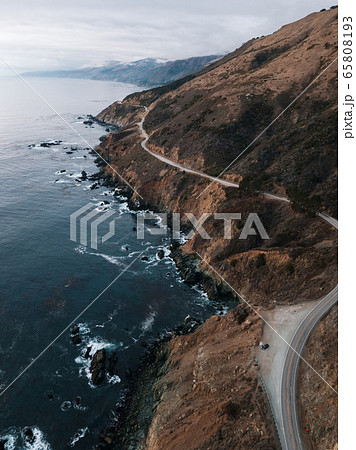 Aeial view of California Pacific Route Aeial view of California Pacific Route 65808193