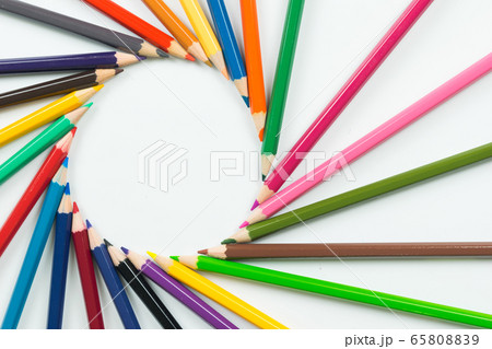 color pencils as background 65808839